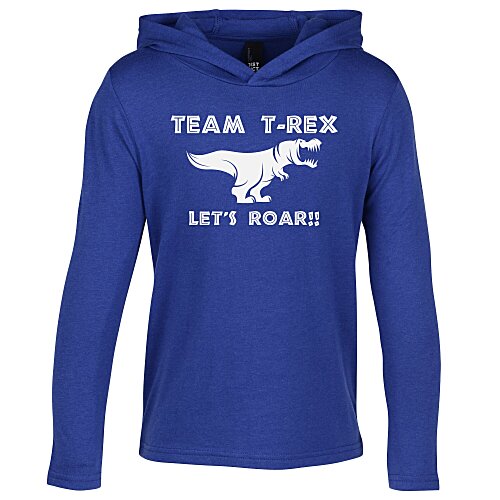 Optimal Tri-Blend Hooded T-Shirt - Youth Main Image