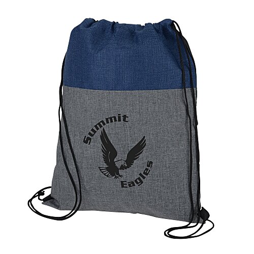 Lynford Heathered Drawstring Backpack Main Image