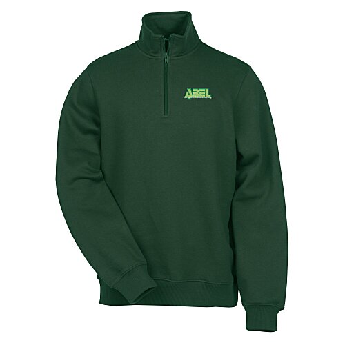 Athletic Fit 1/4-Zip Sweatshirt - Men's - Embroidered - 24 hr Main Image