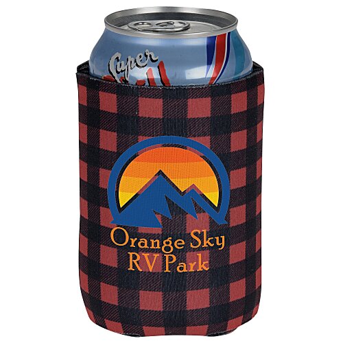 Pocket Can Holder - Buffalo Plaid Main Image