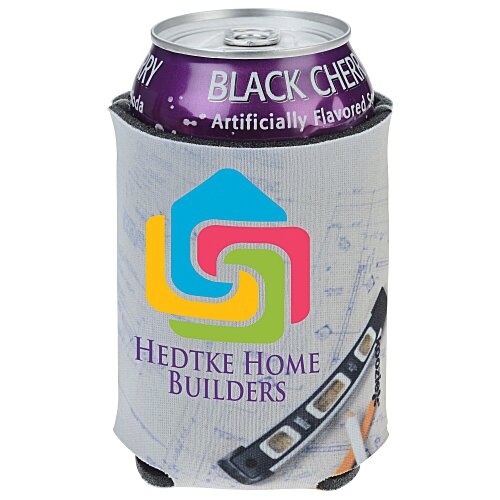 Koozie® Chill Collapsible Can Cooler - Blueprint Main Image