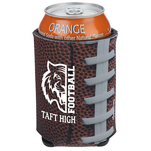 Koozie® Chill Collapsible Can Cooler - Football Main Image