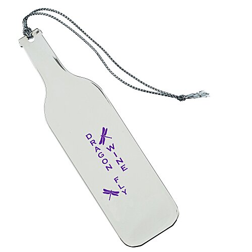 Tinsel Wine Bottle Ornament Main Image
