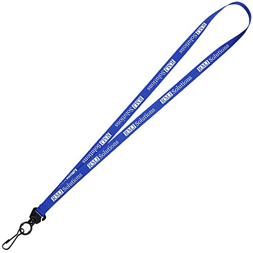 Trapezoid Lanyard - 1/2 inches - 32 inches - Metal Swivel Snap Hook Main Image