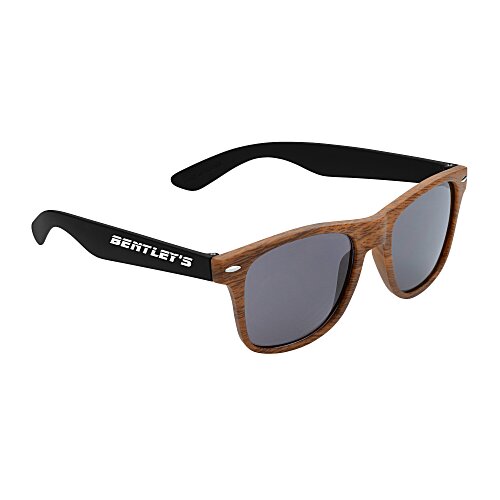 Wood Grain Beach Sunglasses - Front - 24 hr Main Image