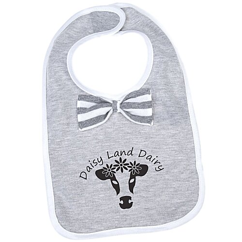 Rabbit Skins Infant Bow Tie Bib Main Image