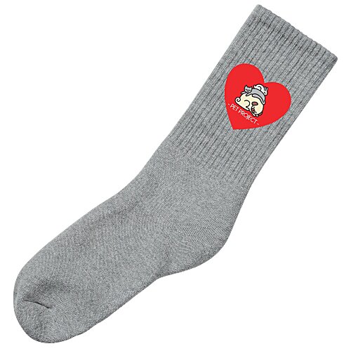 SOCCO Solid Crew Socks Main Image