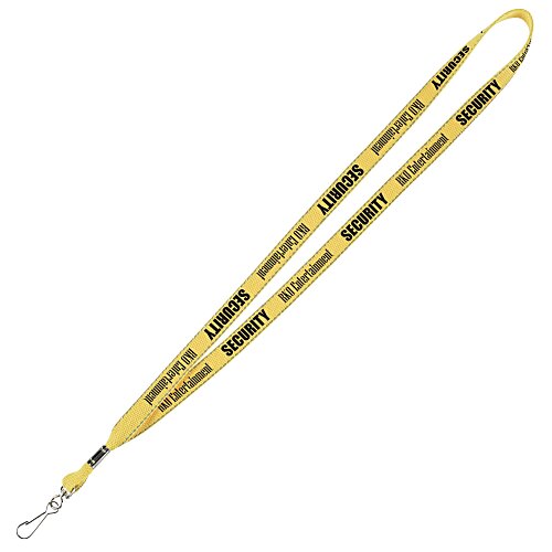 Reflective Weave Lanyard - 5/8 inches - Metal Swivel J Hook Main Image
