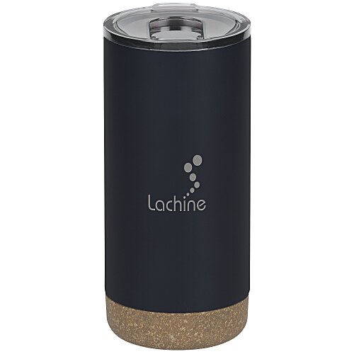 Wellington Vacuum Tumbler with Cork Bottom - 16 oz. - Laser Engraved Main Image