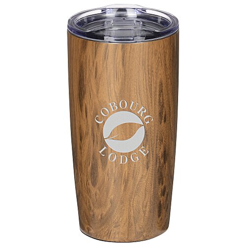 Yowie Vacuum Tumbler - 18 oz. - Wood - Laser Engraved Main Image