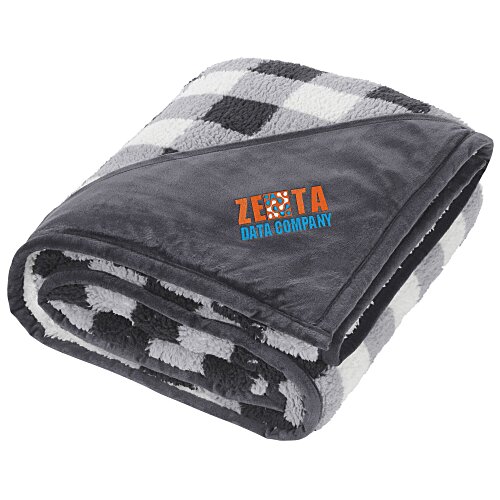 Field & Co. Double Sided Plaid Sherpa Blanket Main Image