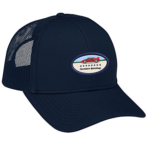Transporter Snapback Meshback Cap - Full Color Patch Main Image