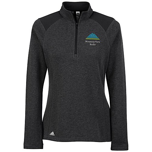 adidas Heather 1/4-Zip Pullover - Ladies' Main Image