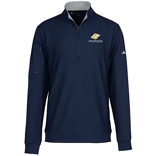adidas Performance Textured 1/4-Zip Pullover Main Image
