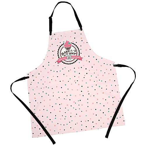 Full Color Two-Pocket Bib Apron Main Image