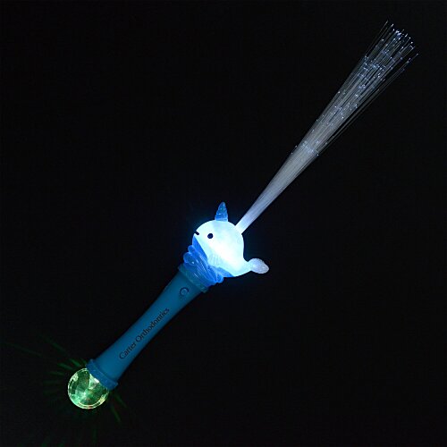 Blinky Fiber Optic Narwhal Wand Main Image