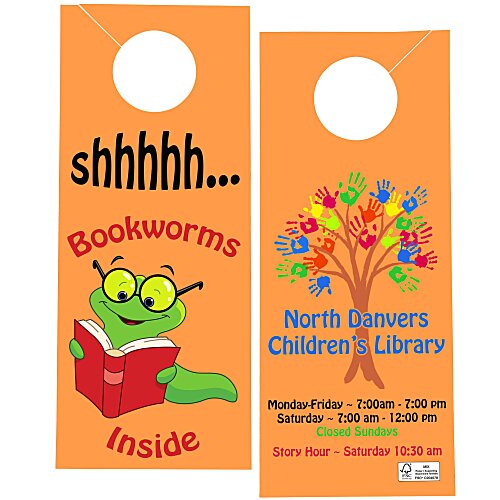 Cardstock Door Hanger - 24 hr Main Image