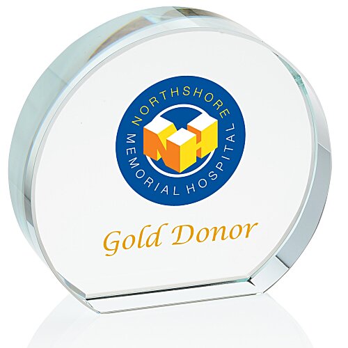 Starfire Paperweight - Circle - Full Color Main Image