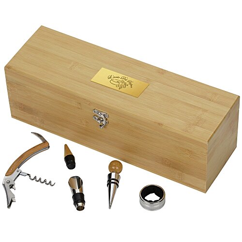 Bamboo Wine Case Set Main Image