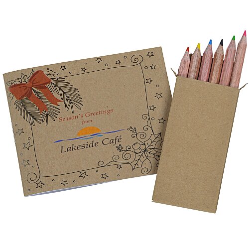 Kid's Coloring Book To-Go Set - Holiday - Full Color Main Image