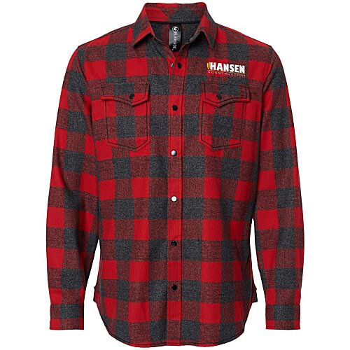 Burnside Snap-Front Flannel Shirt Main Image