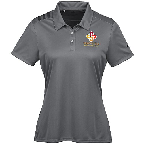 adidas Performance 3-Stripe Polo - Ladies' Main Image