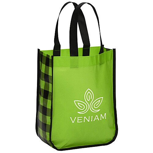 Northwoods Plaid Mini Gift Tote Main Image