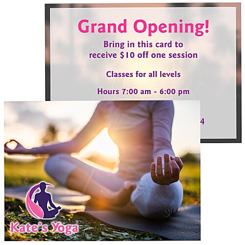 Flat Printed Card - 5" x 7" - 24 hr Main Image