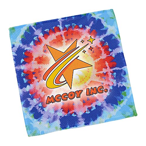 Neptune Cleaning Cloth - 5 1/2 inches x 5 1/2 inches - Tie-Dye Main Image