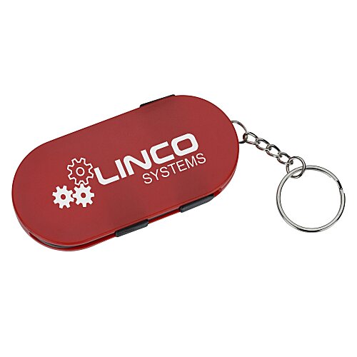 Hideaway Duo Charging Cable Keychain Main Image