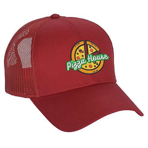 Solid Twill Mesh Back Cap Main Image