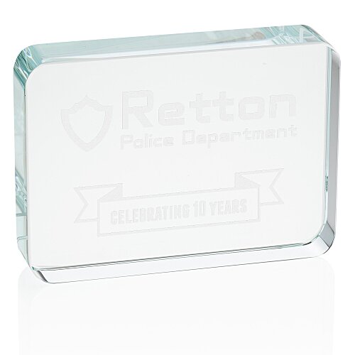 Starfire Paperweight - Rectangle - 24 hr Main Image