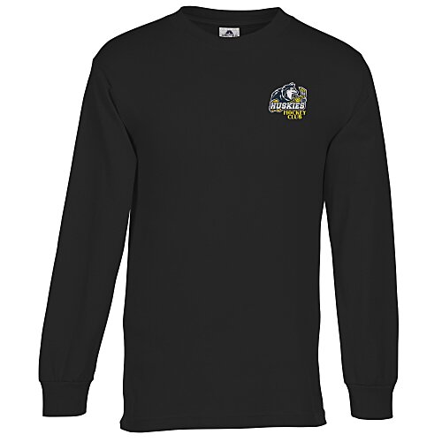 American Apparel Classic Cotton LS T-Shirt - Embroidered Main Image
