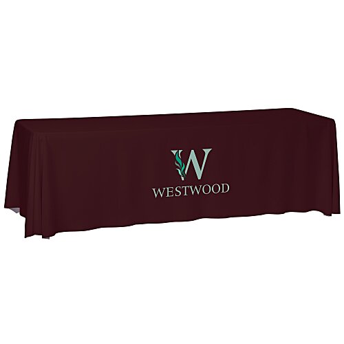 Laser Edge Closed-Back Table Throw - 8 feet Main Image