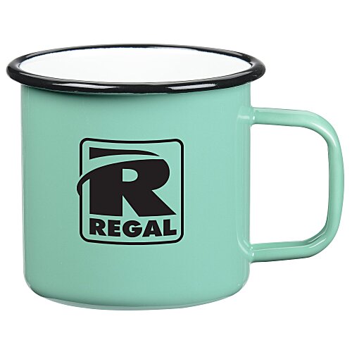 Enamel Metal Camper Mug - 16 oz Main Image