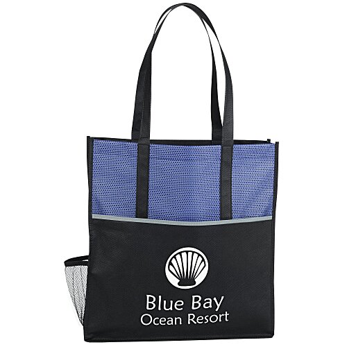 Xander Mesh Print Pocket Tote Main Image