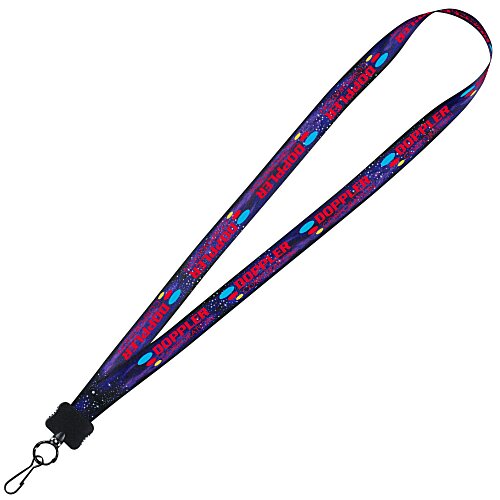 Dye-Sub Lanyard - 3/4" - 32" - Metal Swivel Snap Hook - Galaxy Main Image