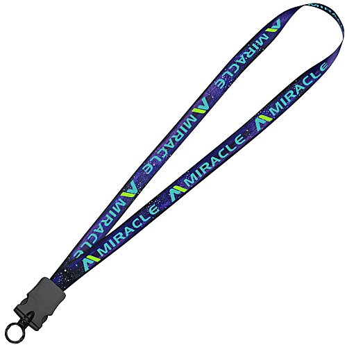 Dye-Sub Lanyard - 3/4" - 32" - Snap Buckle Release - Galaxy Main Image