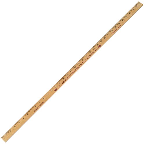 Clear Lacquer Yardstick - 1-1/8" x 1/4" Main Image