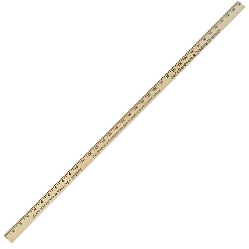 Natural Wood Yardstick - 1 1/8 inches x 1/4 inch Main Image