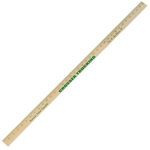 Natural Wood Yardstick - 1-1/2" x 1/4" Main Image