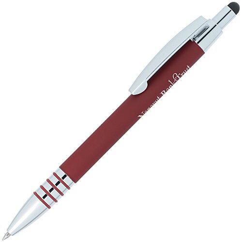 Bristol Soft Touch Stylus Gel Metal Pen Main Image