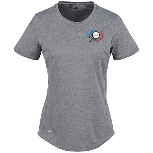 adidas Performance Sport T-Shirt - Ladies' - Heathers - Embroidered Main Image