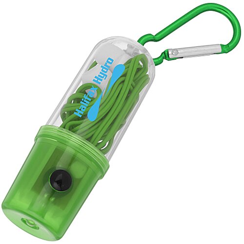 Carabiner Case Key Light with Ear Buds - 24 hr Main Image