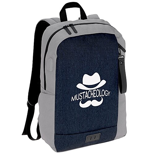 Whitby Slim Laptop Backpack with USB Port Main Image