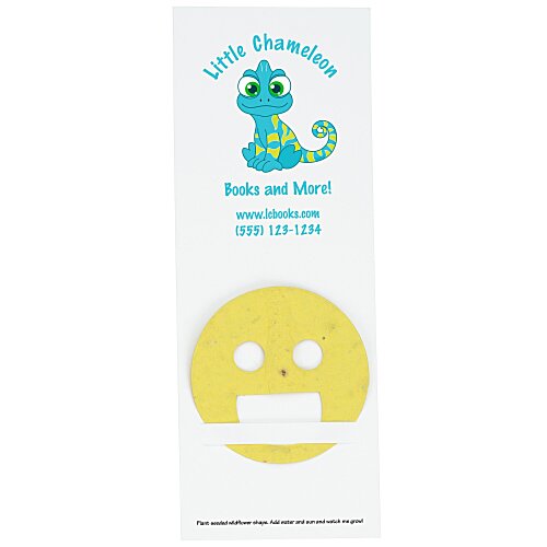 Plant-A-Shape Flower Seed Bookmark - Smile Main Image