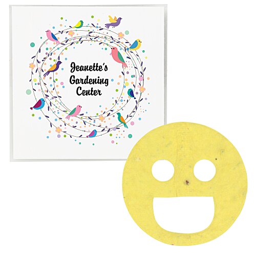 Plant-A-Shape Flower Seed Packet - Smile Main Image