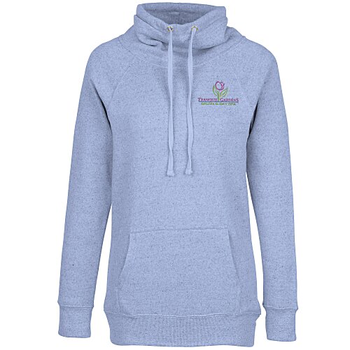 MV Sport Space-Dyed Cowl Neck Sweatshirt - Ladies' Main Image