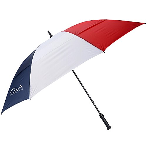 Shed Rain Windjammer Vented Golf Umbrella - Red / White / Blue - 62-inch Arc Main Image