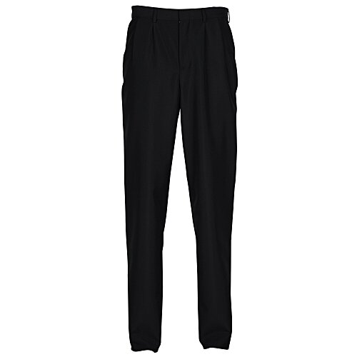 Washable Blend Pleated Front Pants - Men's Main Image